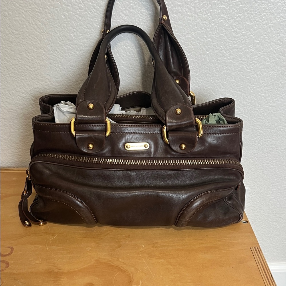 SOLD Marc Jacob’s Brown Leather Handbag